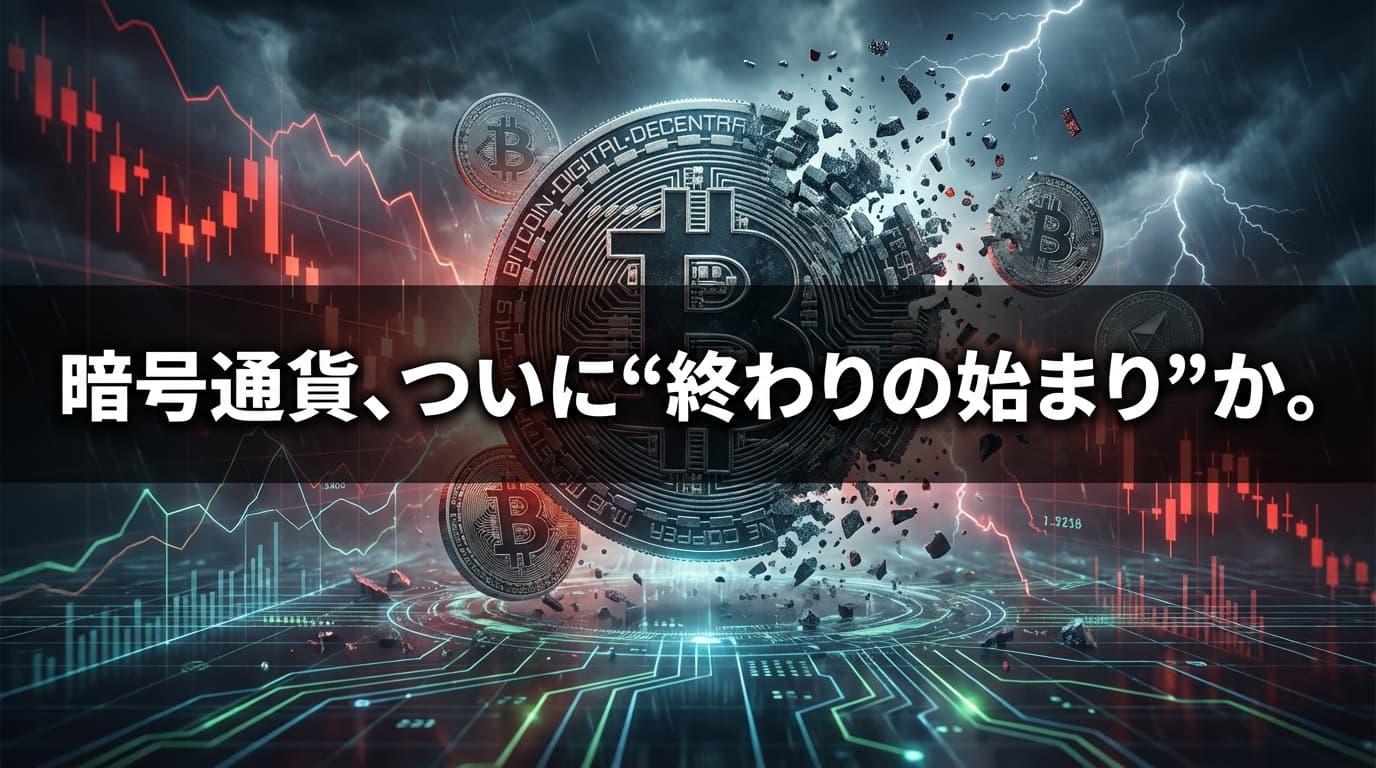 暗号通貨、ついに“終わりの始まり”か。